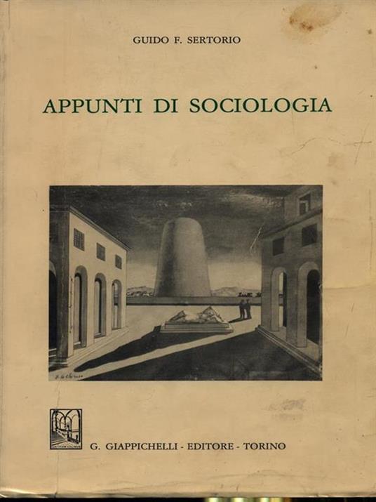 Appunti di sociologia - copertina