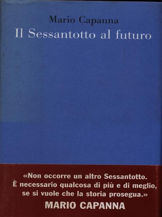 Il Sessantotto al futuro - Mario Capanna - copertina