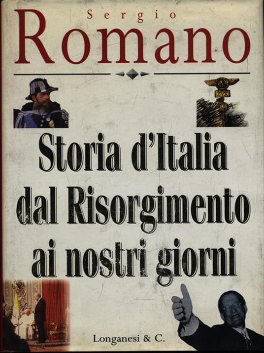 Storia d'Italia dal Risorgimento ai nostri giorni - Sergio Romano - copertina