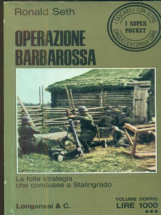 Operazione Barbarossa - Ronald Seth - copertina