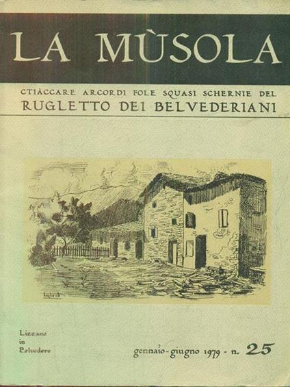 La Musola n 25 / gennaio-giugno 1979 - copertina