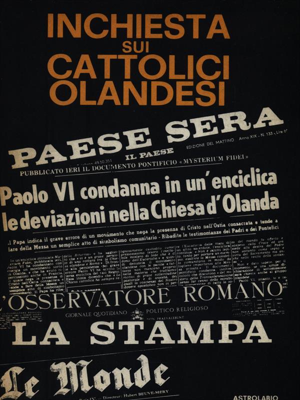 Inchiesta sui cattolici olandesi