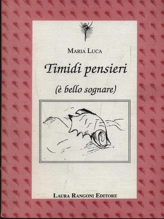 Timidi pensieri - Maria Luca - copertina