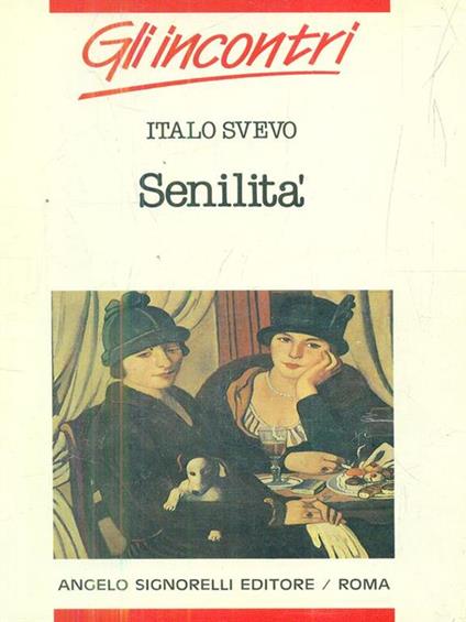 Senilità - Italo Svevo - copertina