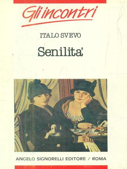 Senilità - Italo Svevo - copertina