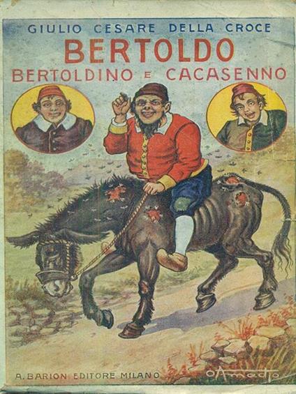 Bertoldo bertoldino e cacasenno - Giulio Cesare Della Croce - copertina