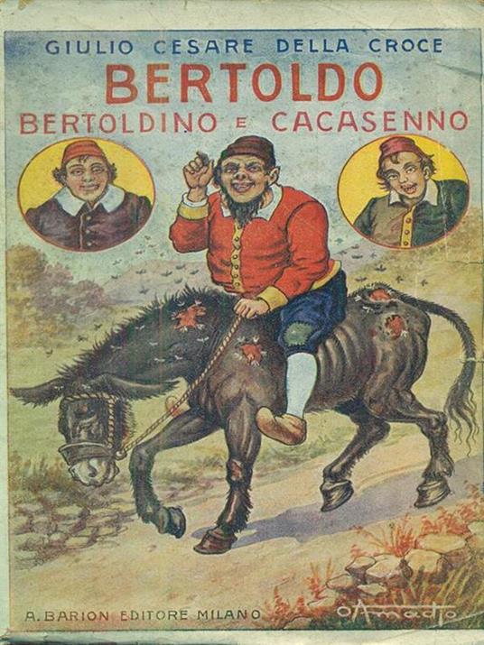 Bertoldo bertoldino e cacasenno - Giulio Cesare Della Croce - copertina