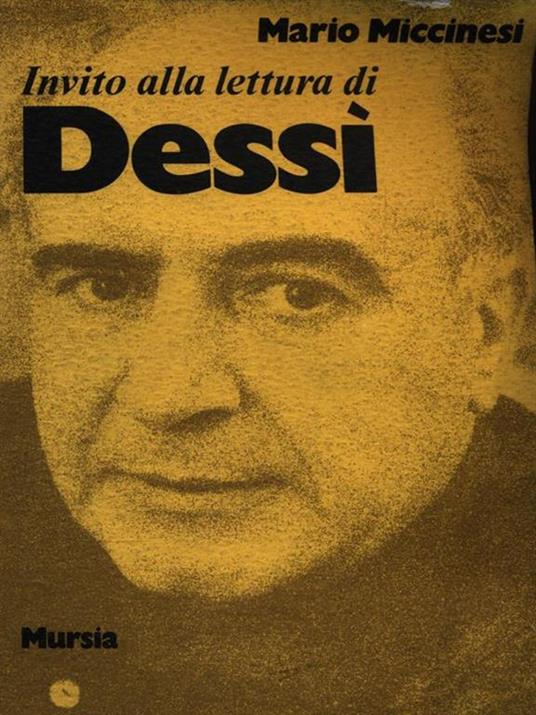 Dessì - Mario Miccinesi - copertina