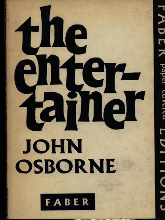 The entertainer - John Osborne - copertina