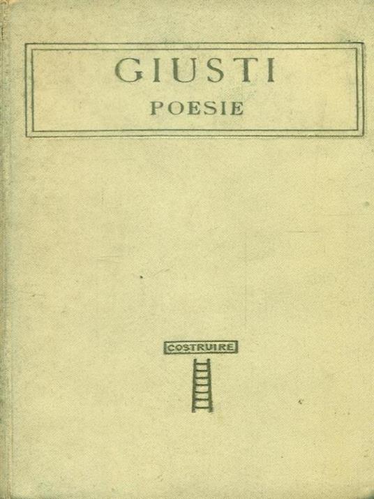 Poesie - Giusti - copertina