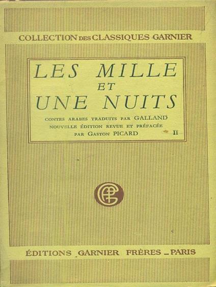 Les mille et une nuits II - Gilbert Picard - copertina