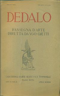Dedalo Anno II fasc XI. Aprile MCMXXII - 2