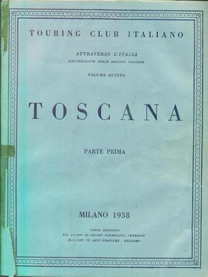 toscana parte prima - copertina