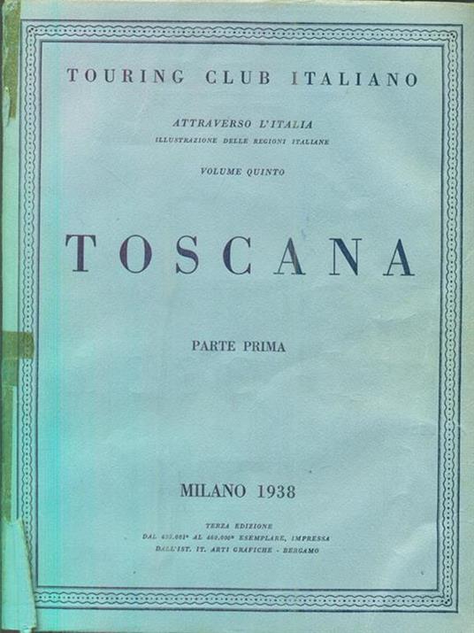 toscana parte prima - copertina