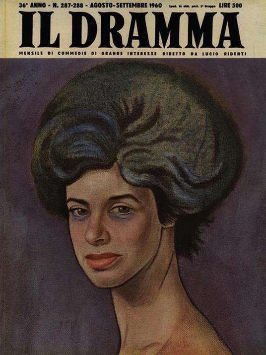 Il Dramma N. 287-288 / Agosto Settembre 1960 - copertina