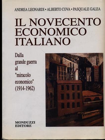 Il novecento economico italiano - copertina