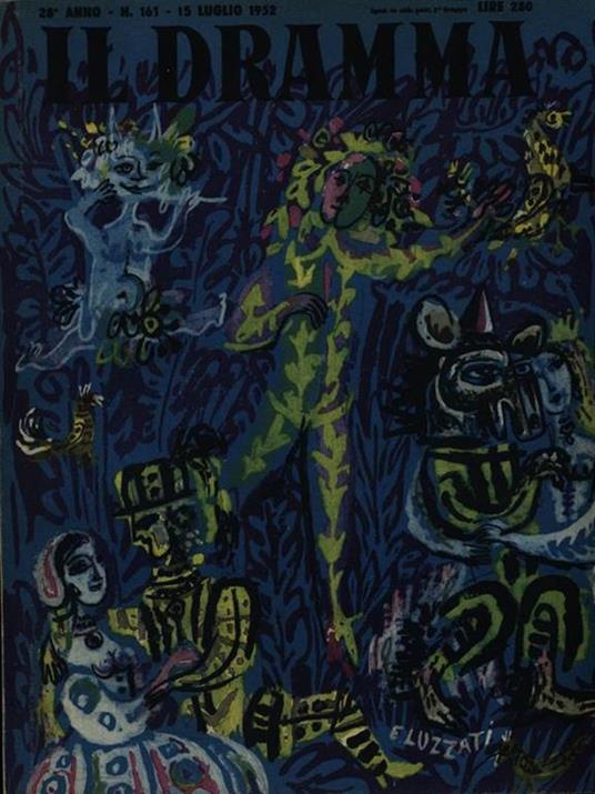 Il Dramma N. 161 / 15 Luglio 1952 - copertina