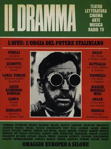 Il Dramma - Anno 46 n. 5 Maggio 1970 - copertina