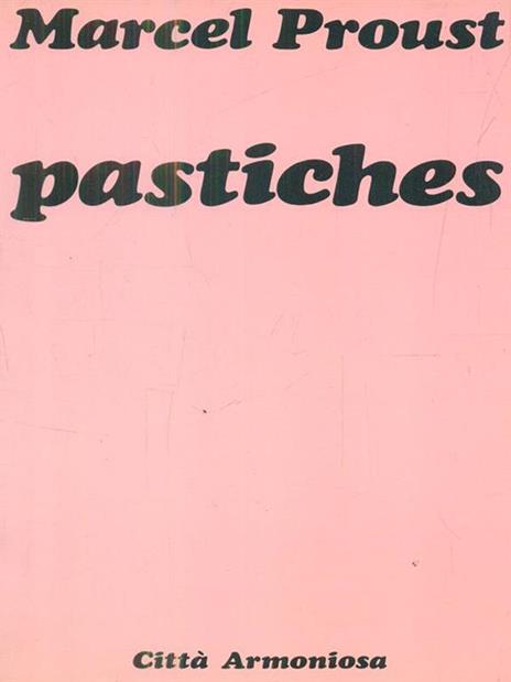 Pastiches - Marcel Proust - copertina