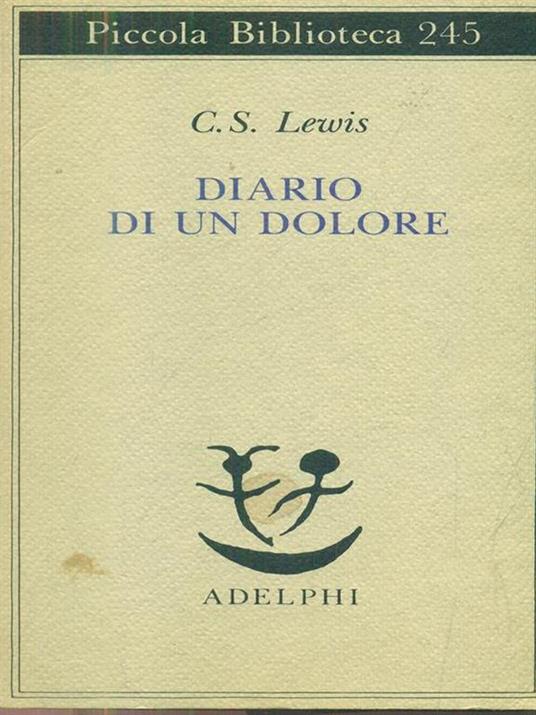 Diario di un dolore di: C S Lewis - copertina