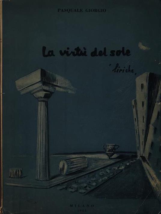 La virtù del sole. liriche - Pasquale Giorgio - copertina