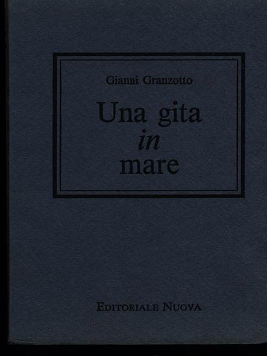 Una gita al mare - Gianni Granzotto - copertina