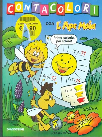 Contacolori con l'Ape Maia - copertina