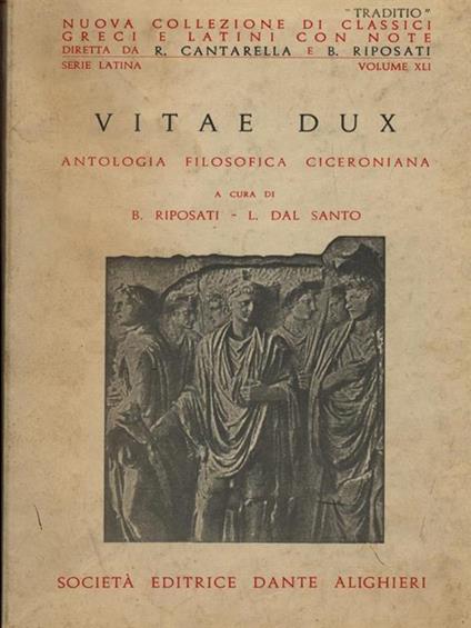 Vitae Dux - Benedetto Riposati - copertina