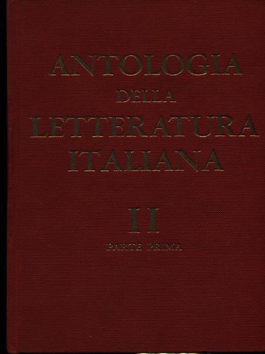 Antologia della letteratura italiana vol. II parte prima - copertina