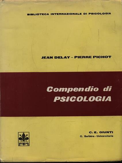 Compendio di Psicologia - Jean Delay - copertina