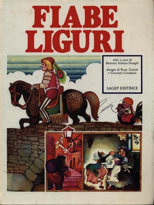 Fiabe liguri di: B. Solinas Donghi - copertina
