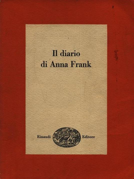 Il diario - Anne Frank - copertina