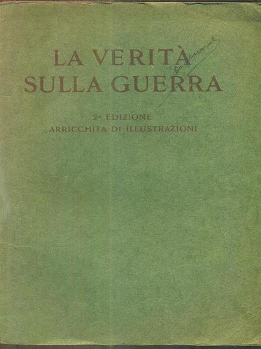 La verità sulla guerra - copertina