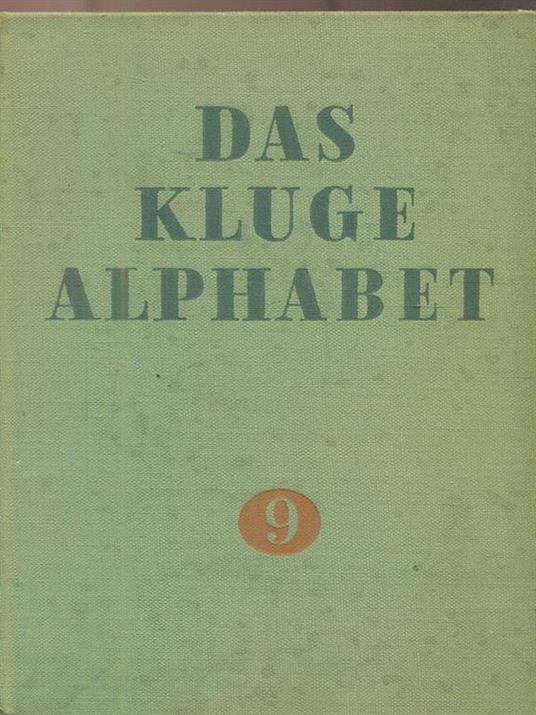 Das Kluge Alphabet 9 - copertina