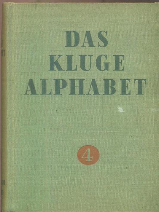 Das Kluge Alphabet 4 - copertina