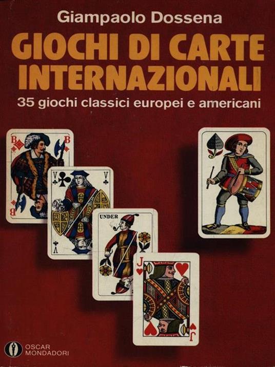 Giochi di carte italiani - Giampaolo Dossena - copertina