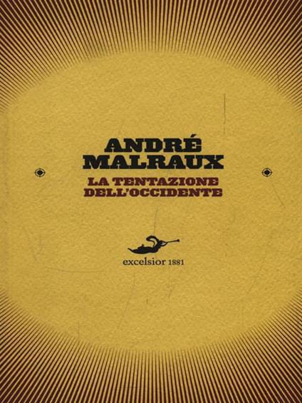 La tentazione dell'Occidente - André Malraux - copertina