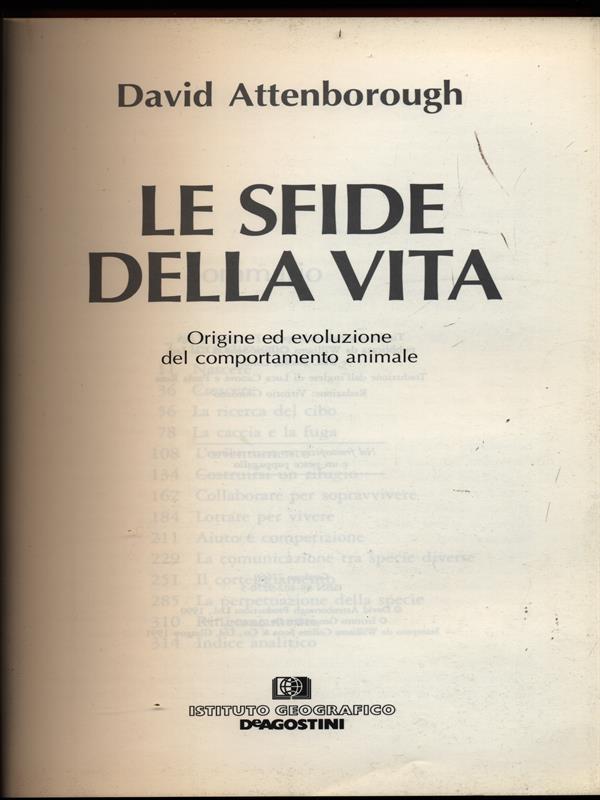 Le sfide della vita