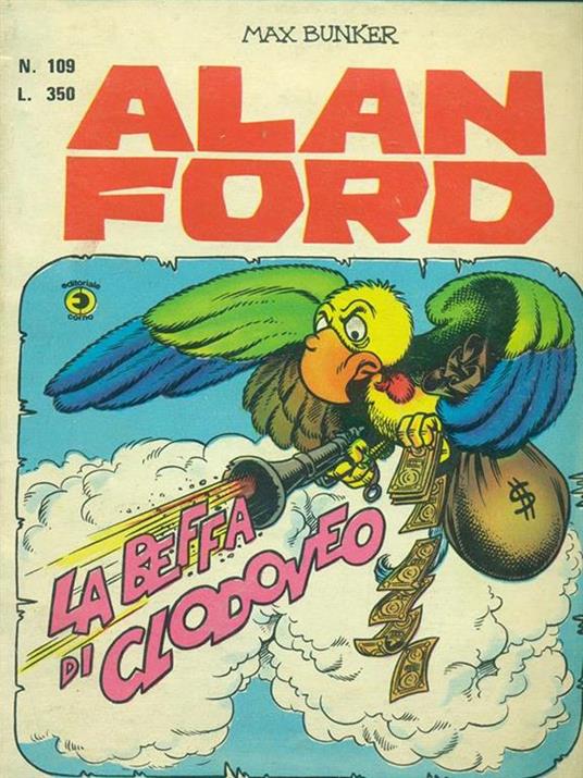 Alan Ford n. 109 La beffa di Clodoveo - Max Bunker - copertina