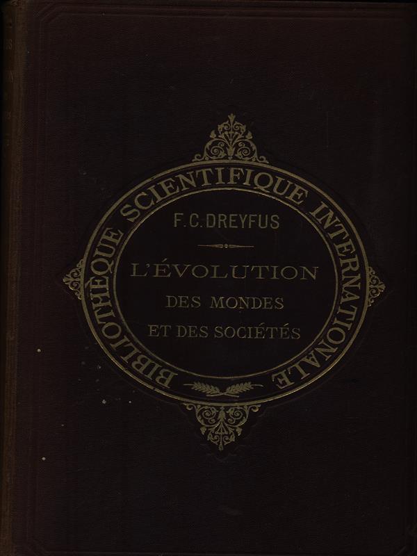 L' evolution des mondes et des societes