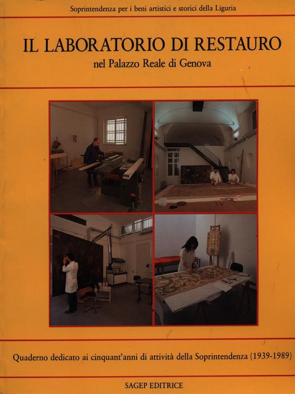 Il laboratorio di restauro nel Palazzo Reale di Genova