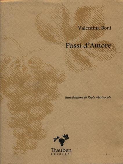 Passi d'amore - Valentina Boni - copertina