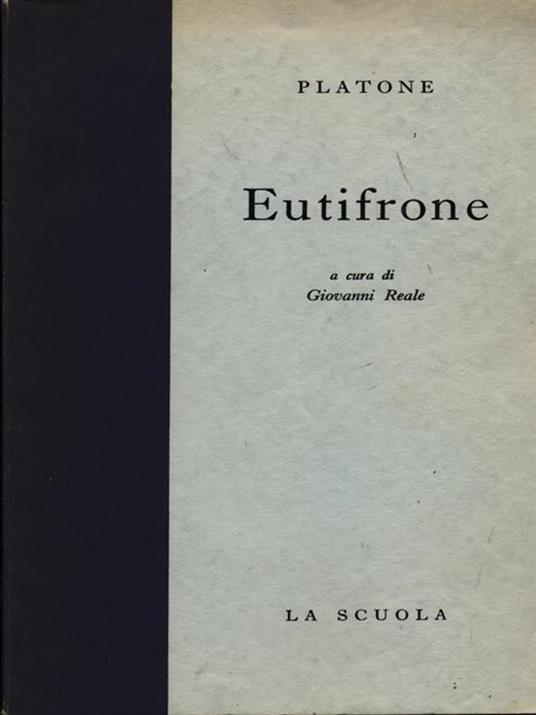Eutifrone - Platone - copertina