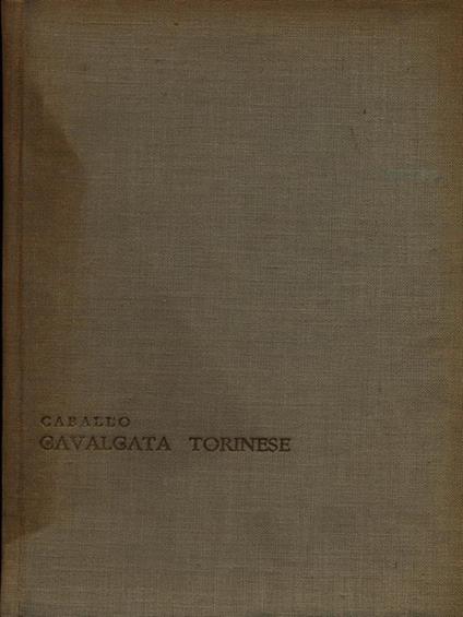 Cavalcata torinese - Ernesto Caballo - copertina