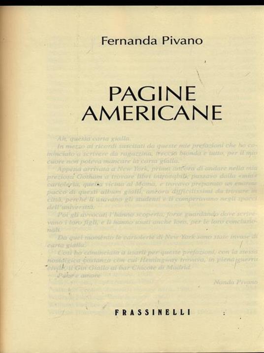 Pagine americane - Fernanda Pivano - 3