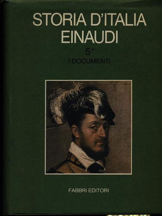 Storia d'Italia Einaudi Documenti vol. 5 in 2 volumi - copertina