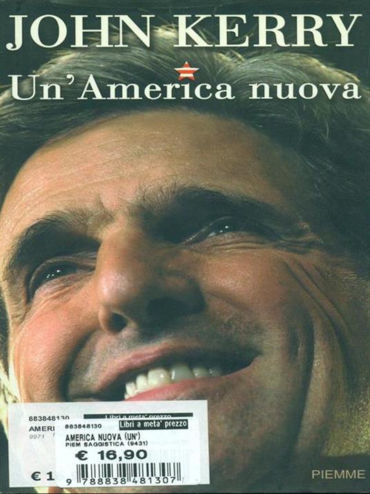Un'America nuova - John Kerry - copertina