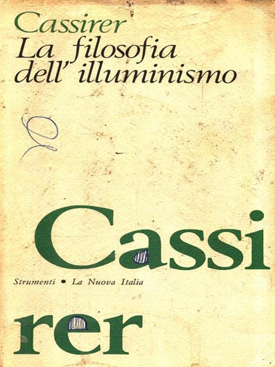 La filosofia dell'illuminismo - Ernst Cassirer - copertina