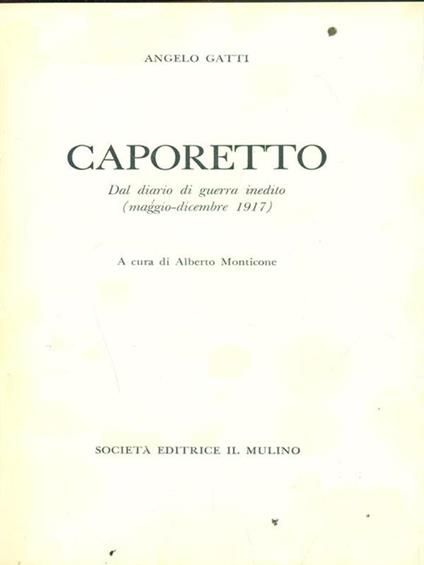 Caporetto - Angelo Gatti - copertina
