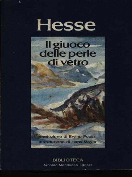 Il giuoco delle perle di vetro - Hermann Hesse - copertina